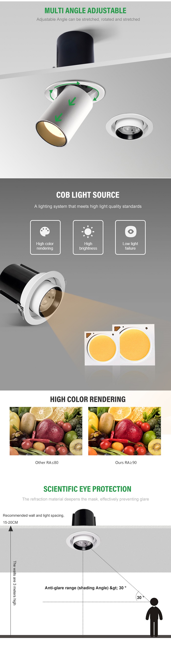 Surface Mounted Cylinder LED Downlight