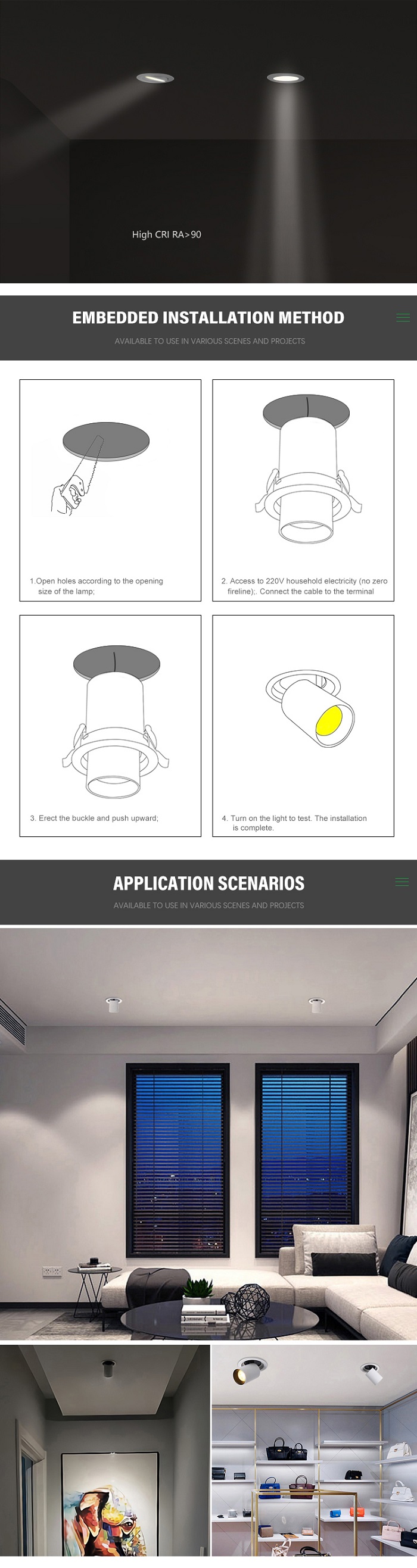 Surface Mounted Cylinder LED Downlight